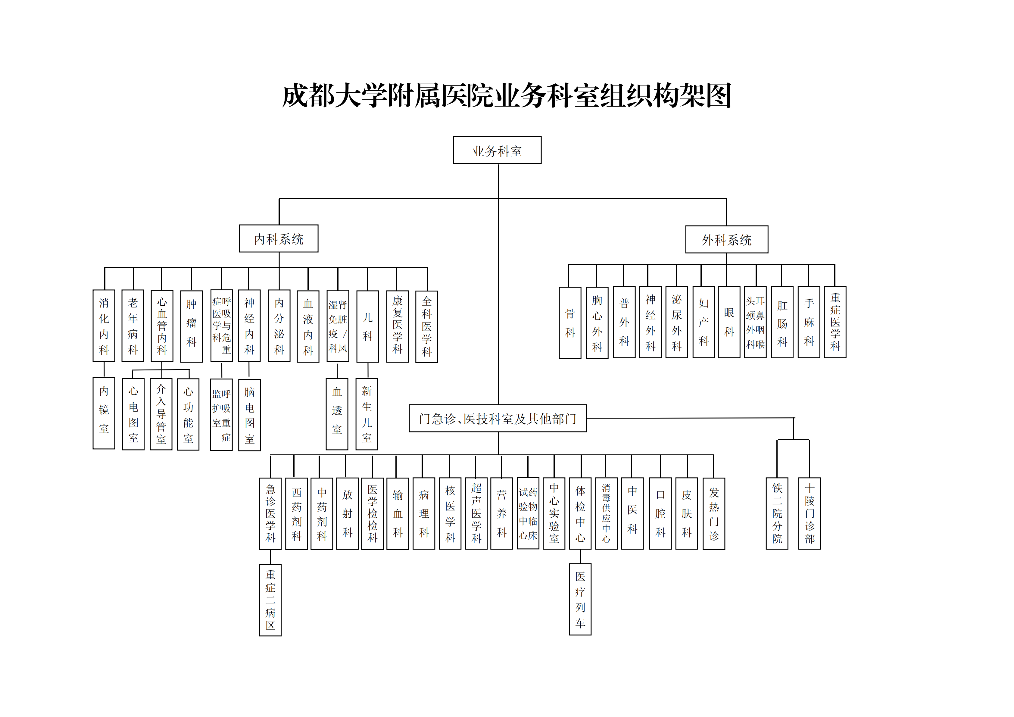 组织架构-成都大学附属医院官网